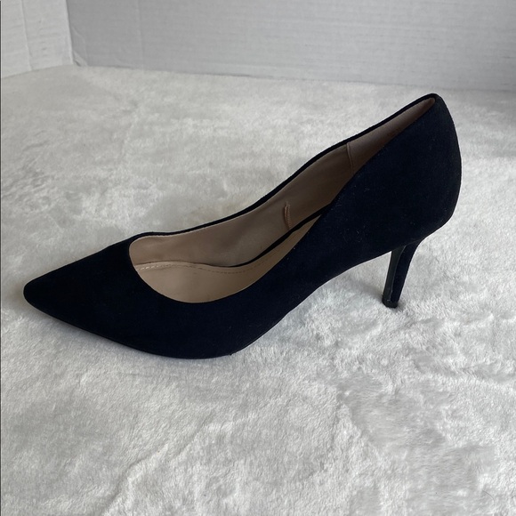 H&M Elegant Suede Black Women's Pumps Size 6 - Picture 2 of 14